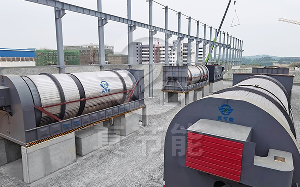 電鍍污泥烘干設備現場 電鍍污泥烘干設備現場