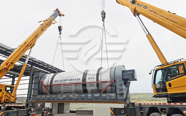 皮革污泥烘干設備吊裝 皮革污泥烘干設備吊裝